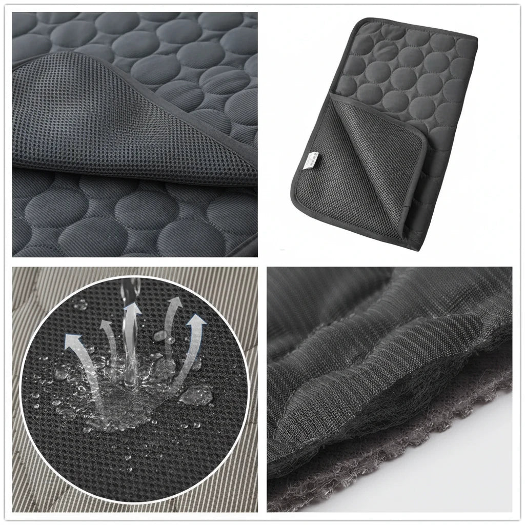 Premium Cooling Mat for Dogs & Cats - Self-Cooling Gel Pad