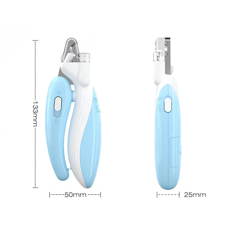 Professional Pet Nail Clipper with LED Light & Safety Lock