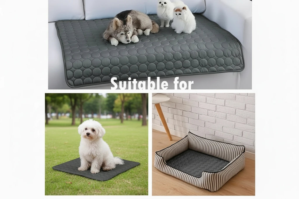 Premium Cooling Mat for Dogs & Cats - Self-Cooling Gel Pad